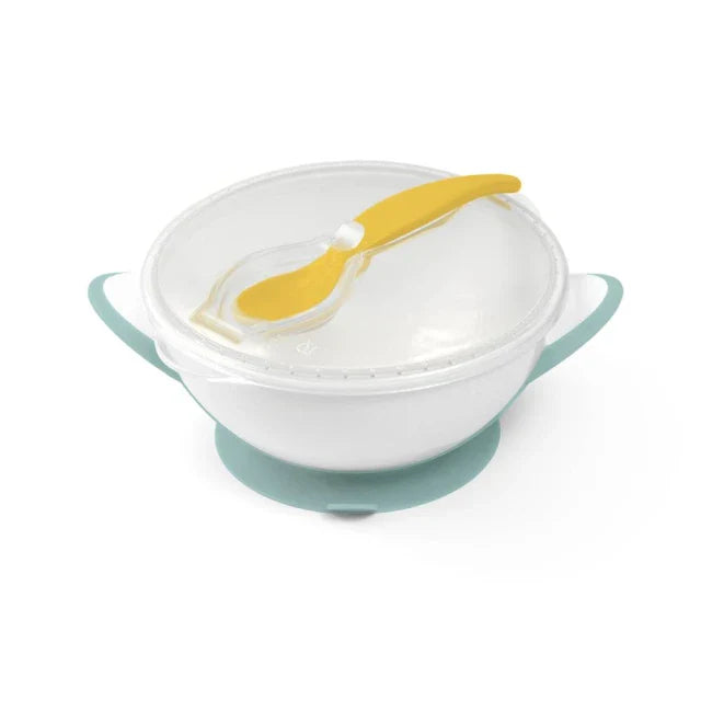 Suction Bowl with Spoon 300ml Cambridge Blue - Medaid International