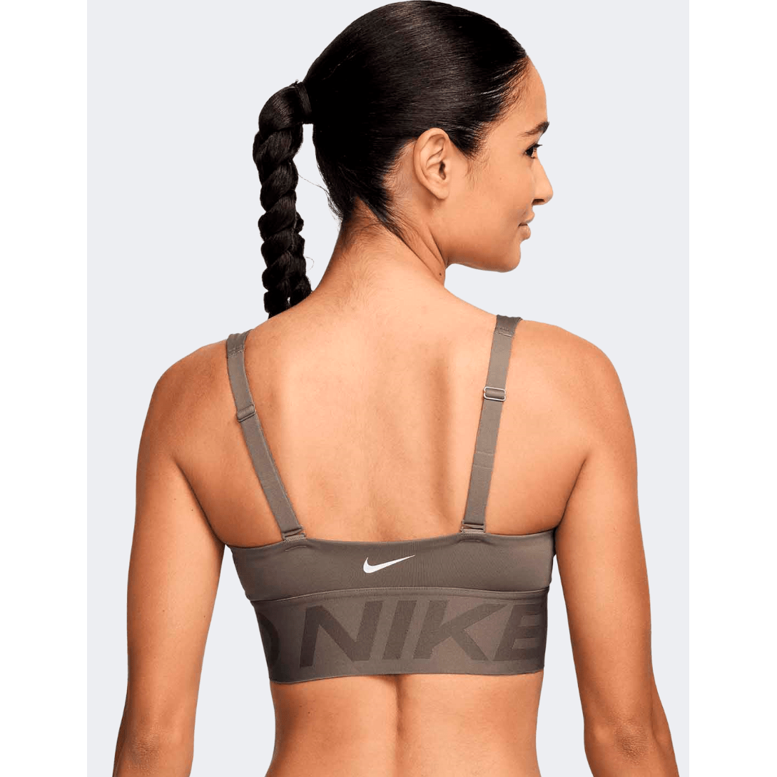 Nike Pro Indy Plunge Women Training Bra Mink Brown/Ironstone - Medaid