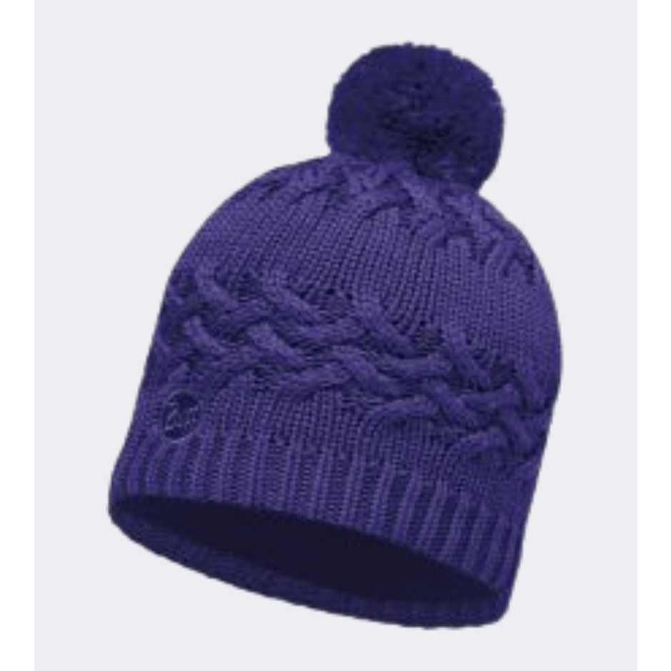 Buff Knitted And Polar Women Lifestyle Beanie Blue - Medaid International