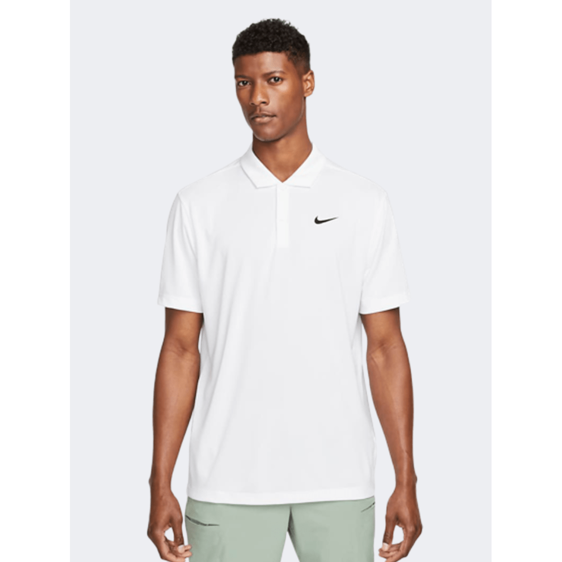 Nike Court Dri-Fit Men Tennis Polo Short Sleeve White - Medaid