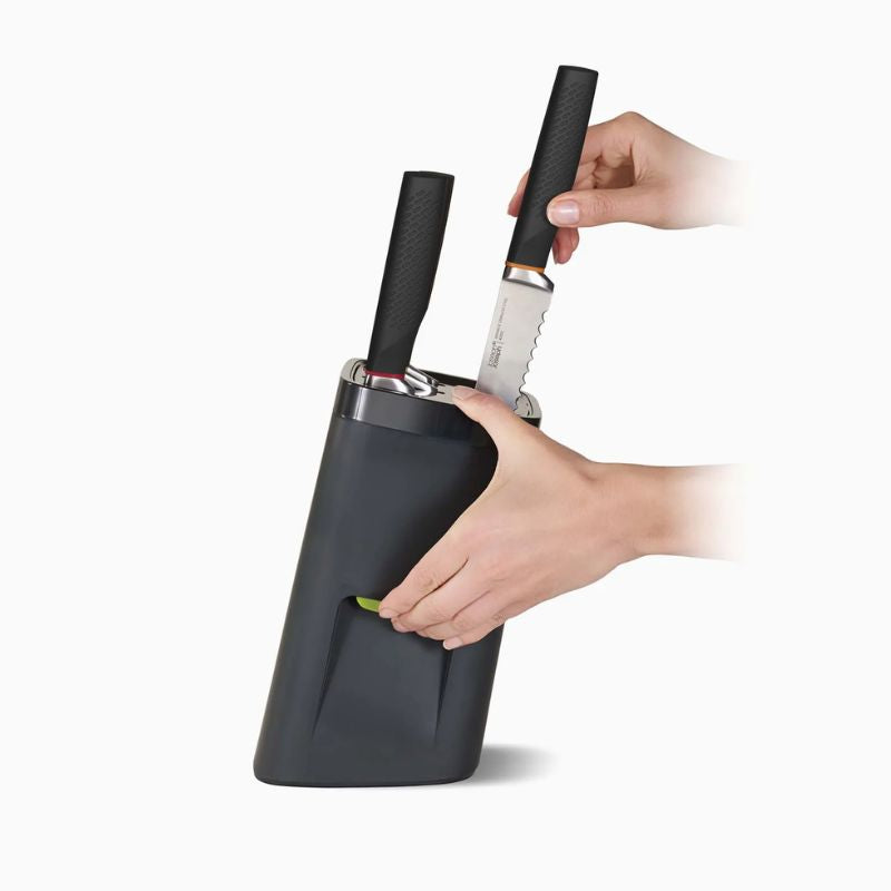 Joseph Joseph LockBlock™ Black Knife Block Set - Medaid