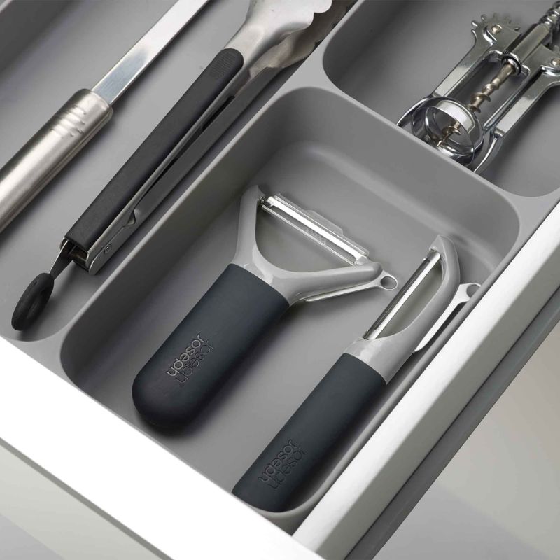 Joseph Joseph DrawerStore™ Grey Cutlery, Utensil & Gadget Organiser - Medaid