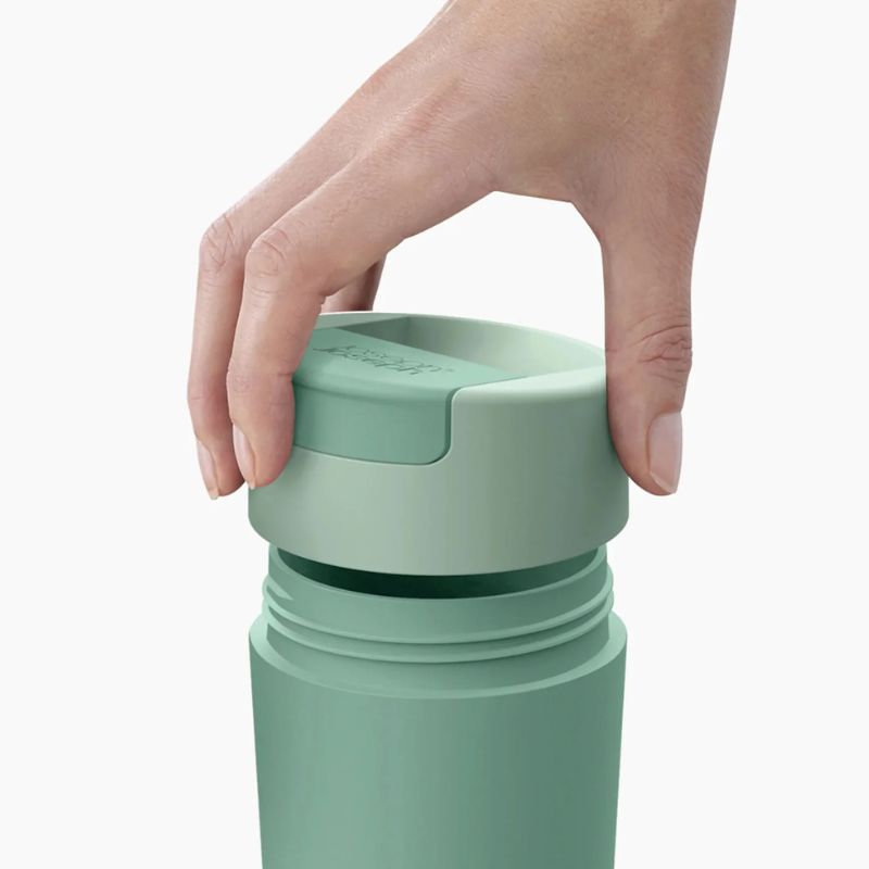 Joseph Joseph Sipp™ Green Travel Mug Large with Hygienic Lid 454ml - Medaid