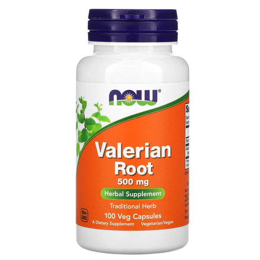 NOW Foods, Valerian Root, 500 mg, 100 Veg Capsules - Medaid