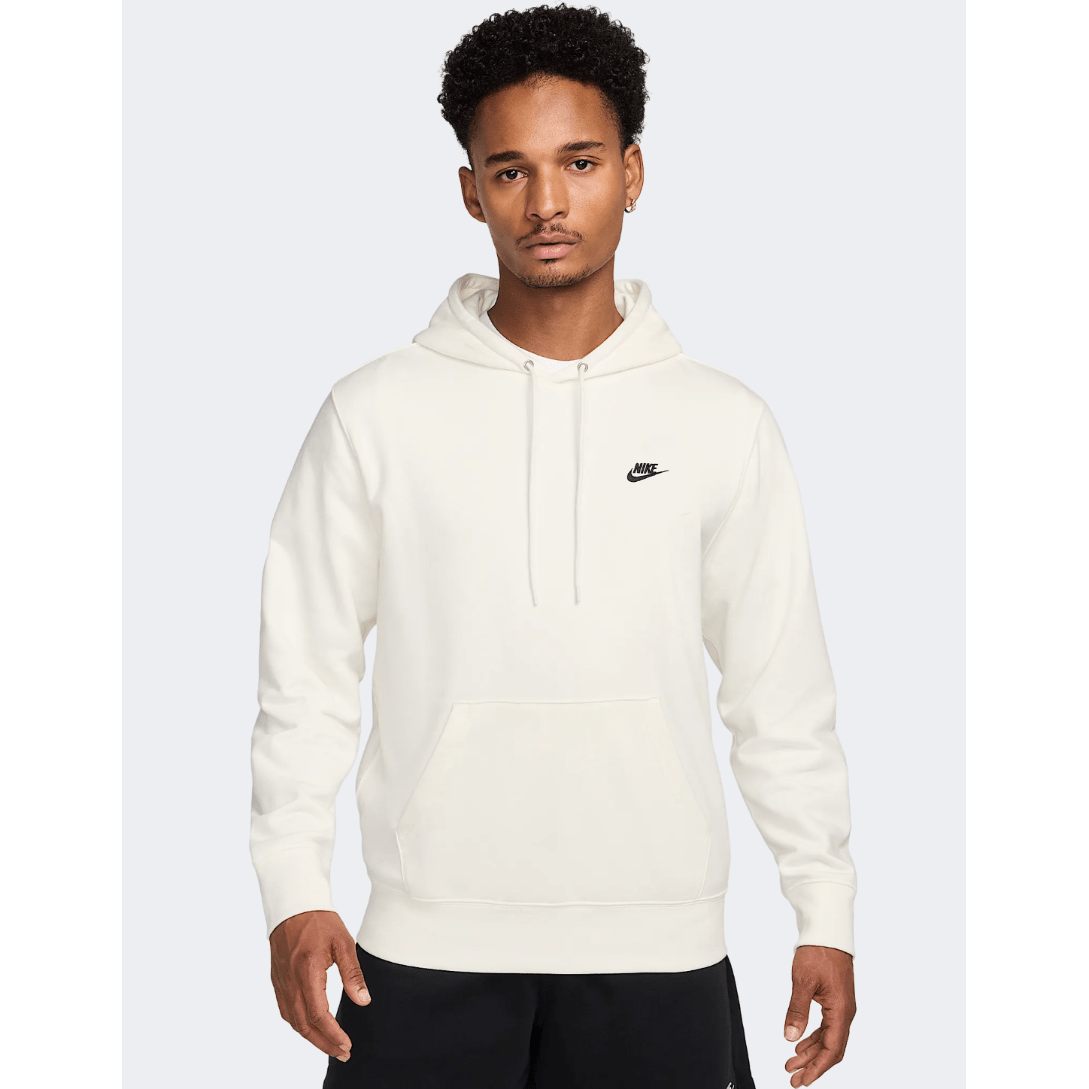 Nike Club Men Lifestyle Hoody White - Medaid