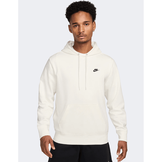 Nike Club Men Lifestyle Hoody White - Medaid