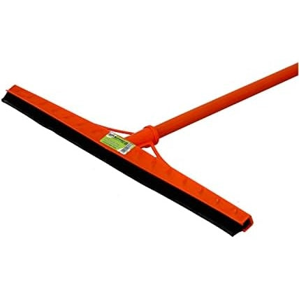 Royalford Floor Wiper - Commercial Standard Floor Squeegee 120cm Long Handle for Wet Room, Floor, Windows, Tile, Shower, Garage | Hanging Loop with Broad Wiper - Medaid