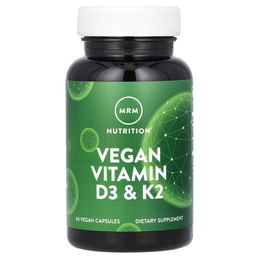 MRM Nutrition, Vegan Vitamin D3 & K2, 60 Vegan Capsules - Medaid
