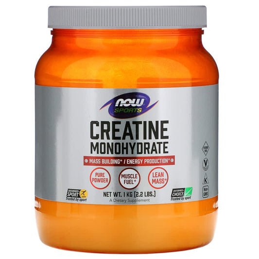 NOW Foods, Sports, Creatine Monohydrate, 1 kg - Medaid
