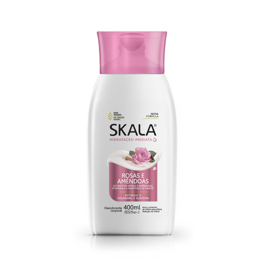 Skala Body Moisturizer Roses And Almonds 400ml - Medaid