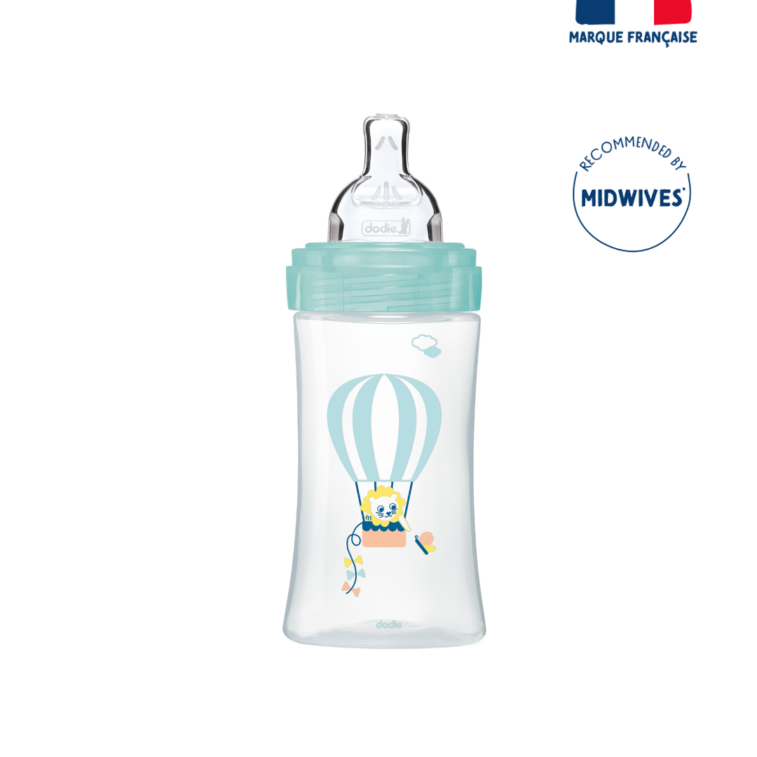 Dodie Bottle Sensation+ Anti-Colic Air 0-6 Months Flat Teat - Medaid