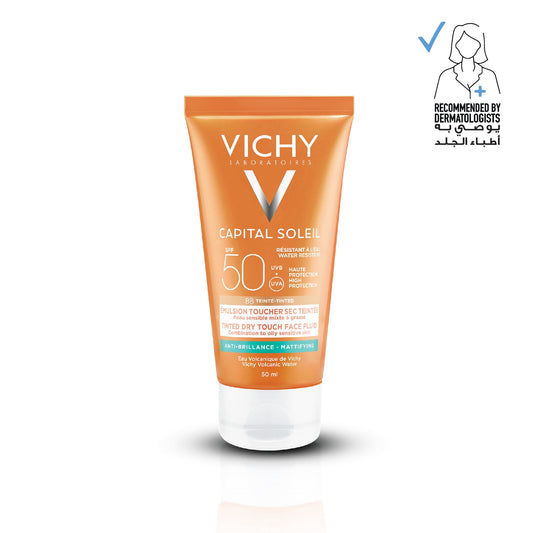 Capital Soleil Bb Tinted Dry Touch Face Fluid SPF50+ 50ML - Medaid - Lebanon