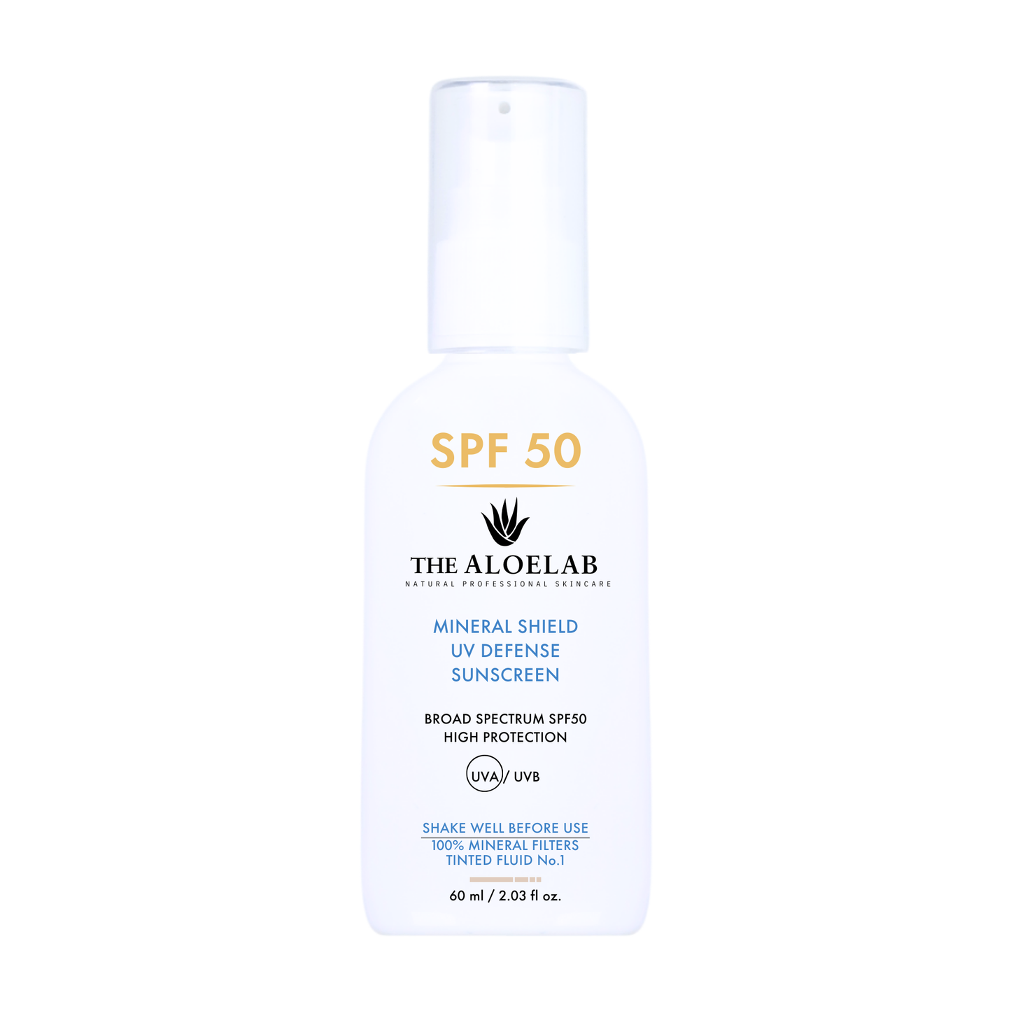 Tint No. 1 Mineral Shield UV Defense Sunscreen SPF 50 - Medaid