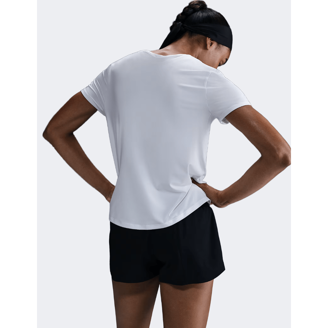 Nike One Swoosh Women Running T-Shirt White - Medaid