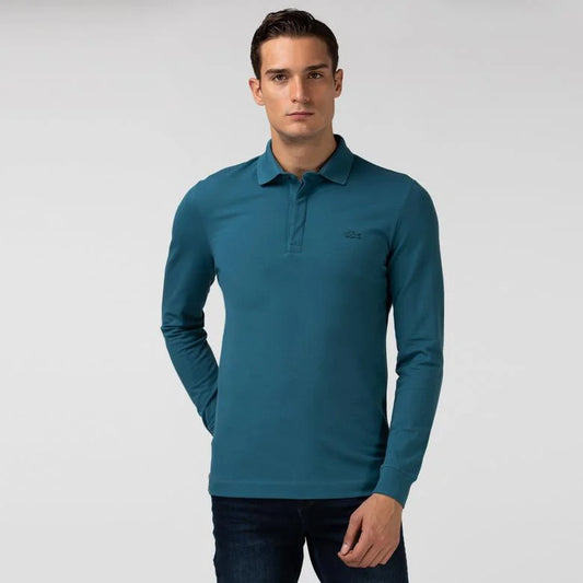 Smart Paris long sleeve stretch cotton Polo Shirt - PH2481 - Medaid International