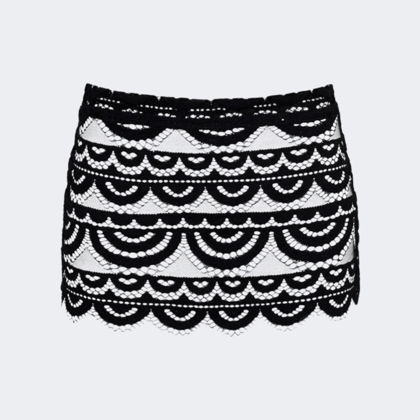 Pq Swim Midnight Maycee Skirt Women Beach Skirt Black - Medaid