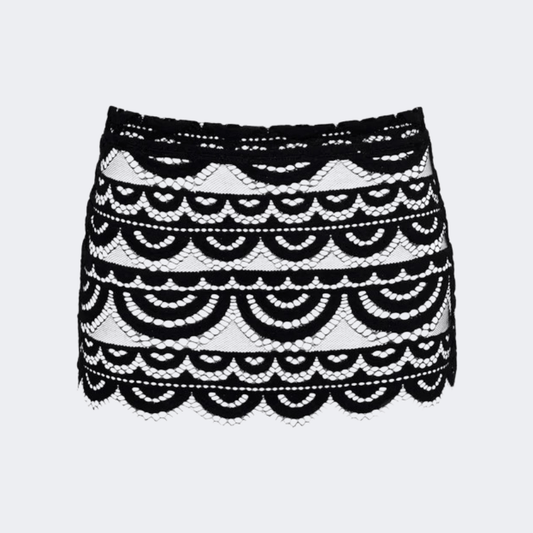 Pq Swim Midnight Maycee Skirt Women Beach Skirt Black - Medaid