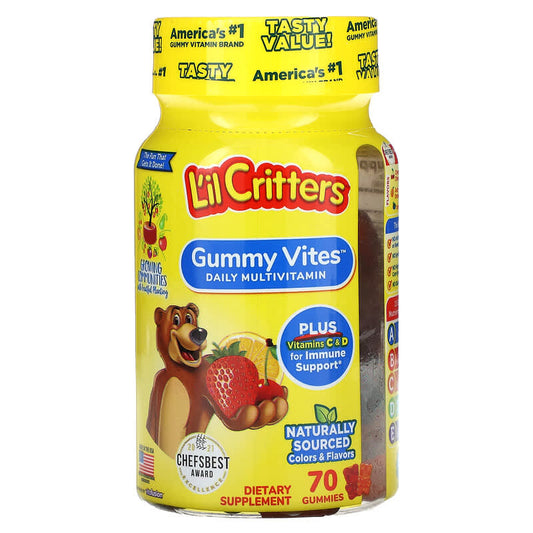 L'il Critters, Gummy Vites Daily Multivitamin, 70 Gummies - Medaid