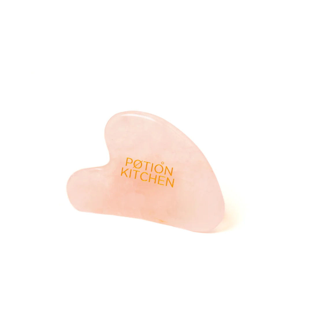 Potion Kitchen Rose Quartz Gua Sha Massage Stone - Medaid