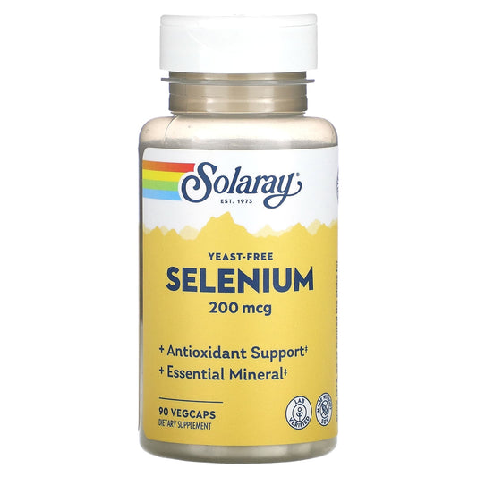 Solaray, Selenium, 200 mcg, 90 VegCaps - Medaid
