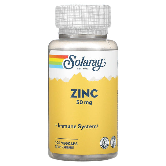 Solaray, Zinc, 50 mg, 100 VegCaps - Medaid