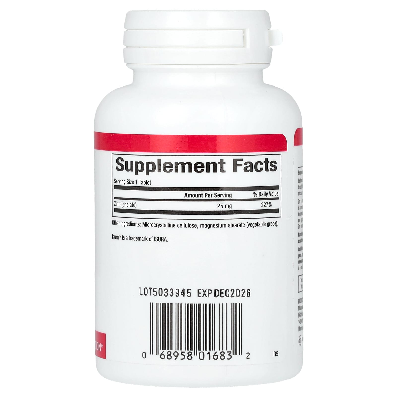Natural Factors, Zinc Chelate, 25 mg, 90 Tablets - Medaid