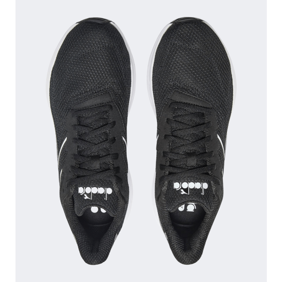 Diadora Passo 4 Men Running Shoes Black/White - Medaid International