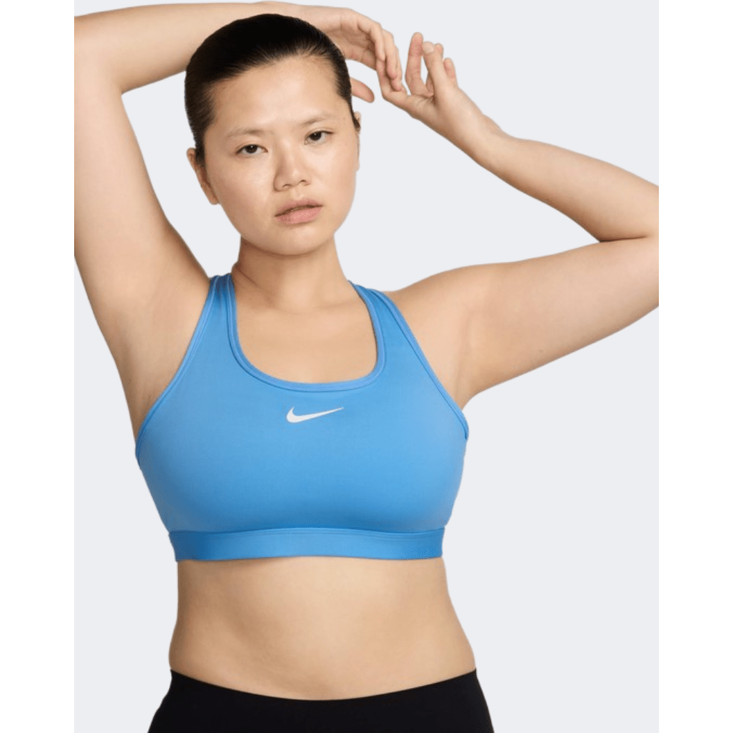 Nike Swoosh Medium Support Women Training Bra University Blue - Medaid