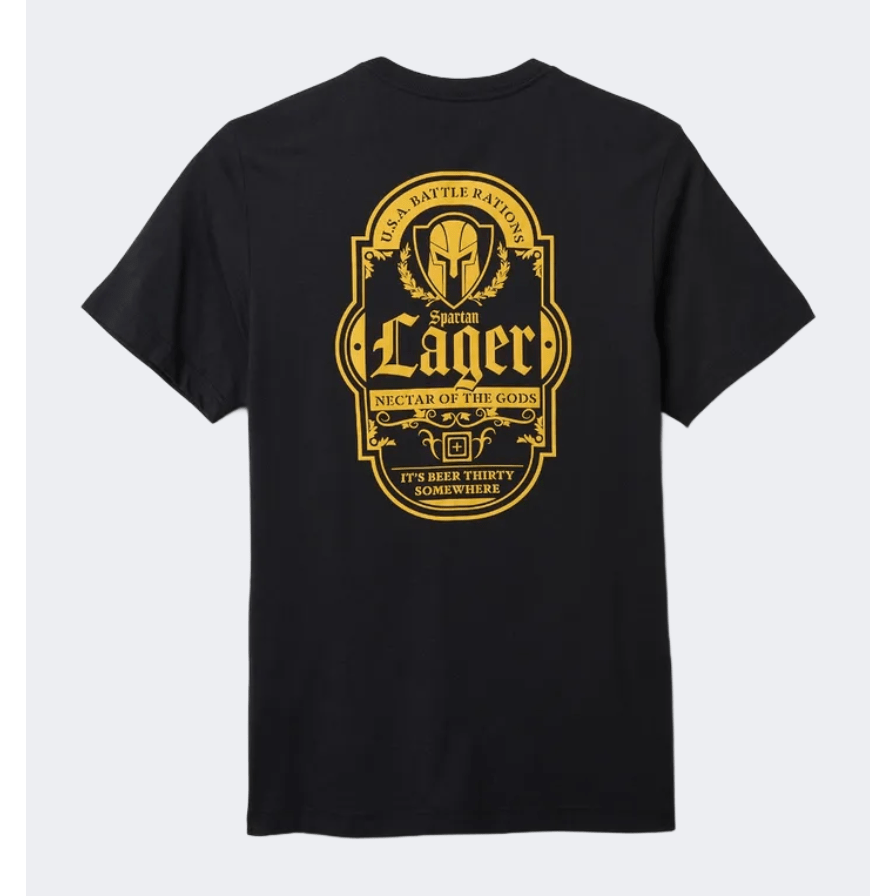 5-11 Battle Rations Men Tactical T-Shirt Black - Medaid