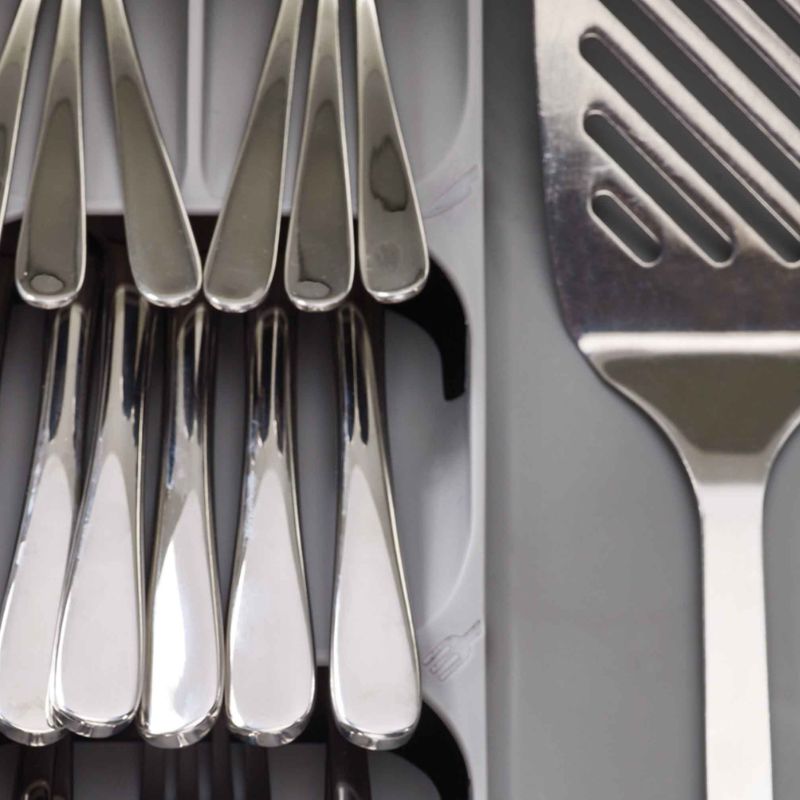 Joseph Joseph DrawerStore™ Grey Cutlery, Utensil & Gadget Organiser - Medaid