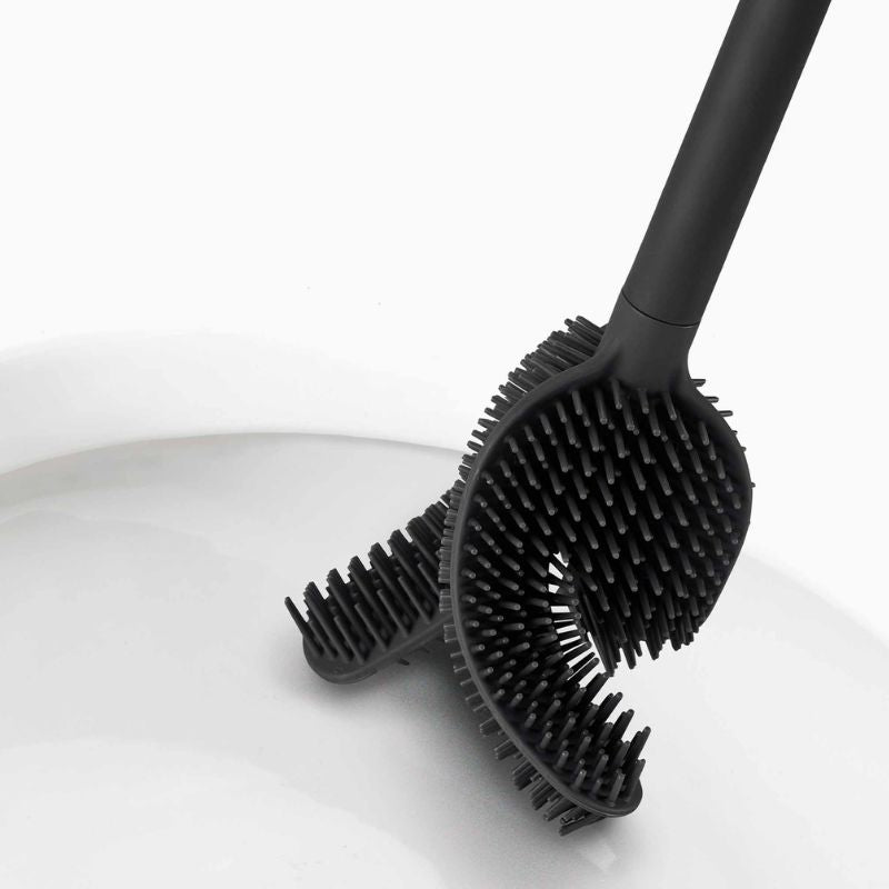 Joseph Joseph Flex™ 360 Matt Black Toilet Brush - Medaid