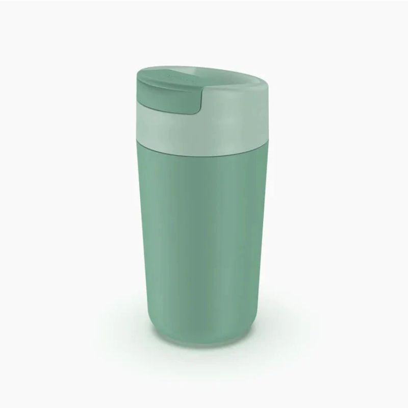 Joseph Joseph Sipp™ Green Travel Mug Large with Hygienic Lid 454ml - Medaid