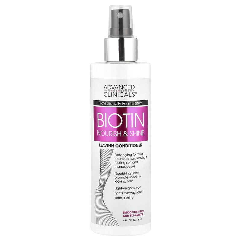 Advanced Clinicals, Biotin, Leave-In Conditioner 237 ml - Medaid