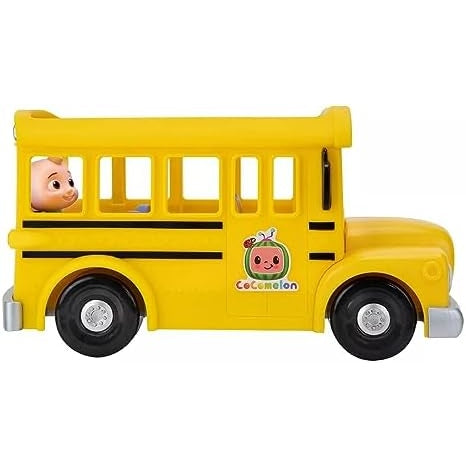 Cocomelon Feature Musical Vehicle Yellow School Bus, multi, CMW0015, Cocomelon Yellow School Bus - Medaid