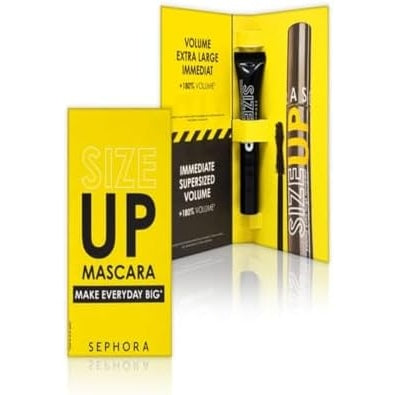 Sephora Collection Size Up Mascara Mini - Volumizing Mascara For Full, Defined Lashes - 1.5g - Medaid