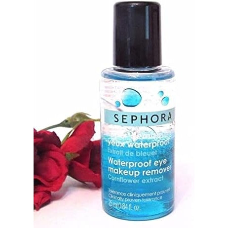 Sephora Waterproof Eye Makeup Remover With Cornflower Extract 0.84 oz Travel Size - Medaid