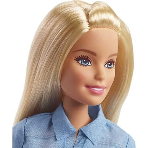 Barbie Travel Doll, Blonde, With Puppy, Opening Suitcase, Stickers And 10+ Accessories, For 3 To 7 Year Olds, Multicolor - Medaid