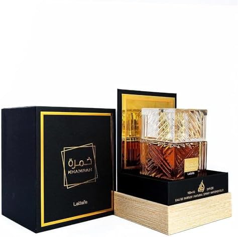 Lattafa Perfumes Khamrah for Unisex Eau de Parfum Spray, 3.4 Ounce - Medaid International