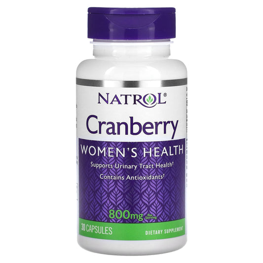 Natrol, Cranberry, 800 mg, 30 Capsules (400 mg per Capsule) - Medaid
