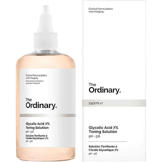 The Ordinary Glycolic Acid 240ML 7% Toning Resurfacing Solution, Ordinary Glycolic Acid Solution, Acido Glicolico The Ordinary para Las Axilas, Ordinary Peeling Solution (Size : 1PCS) - Medaid
