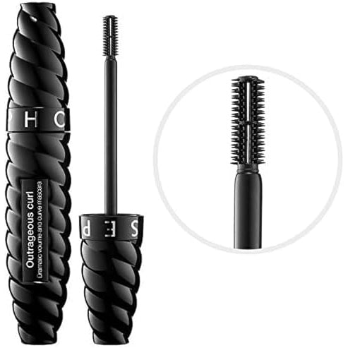 Sephora Outrageous Curl Dramatic Volume and Curve Mascara Pure Black Full Size .5oz - Medaid