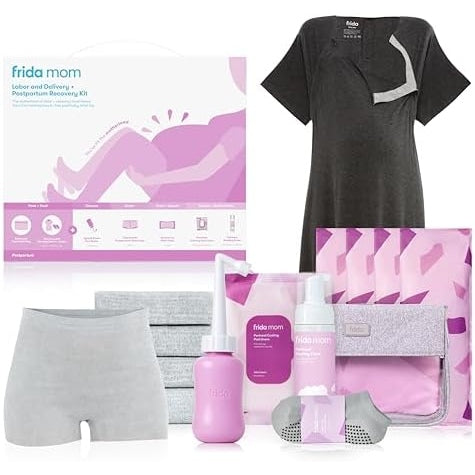 Frida Mom Hospital Kit - Labor,Delivery & Postpartum Recovery, Set Of 1, 15 Piece - Medaid