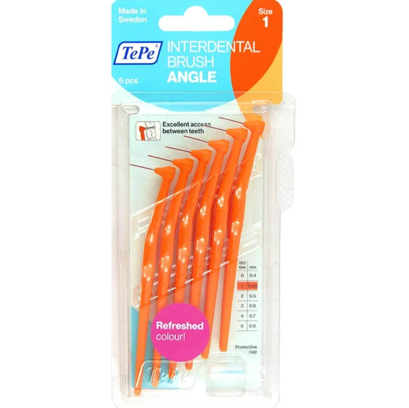 Tepe - Interdental Angle Brush Size 1 Orange - Medaid
