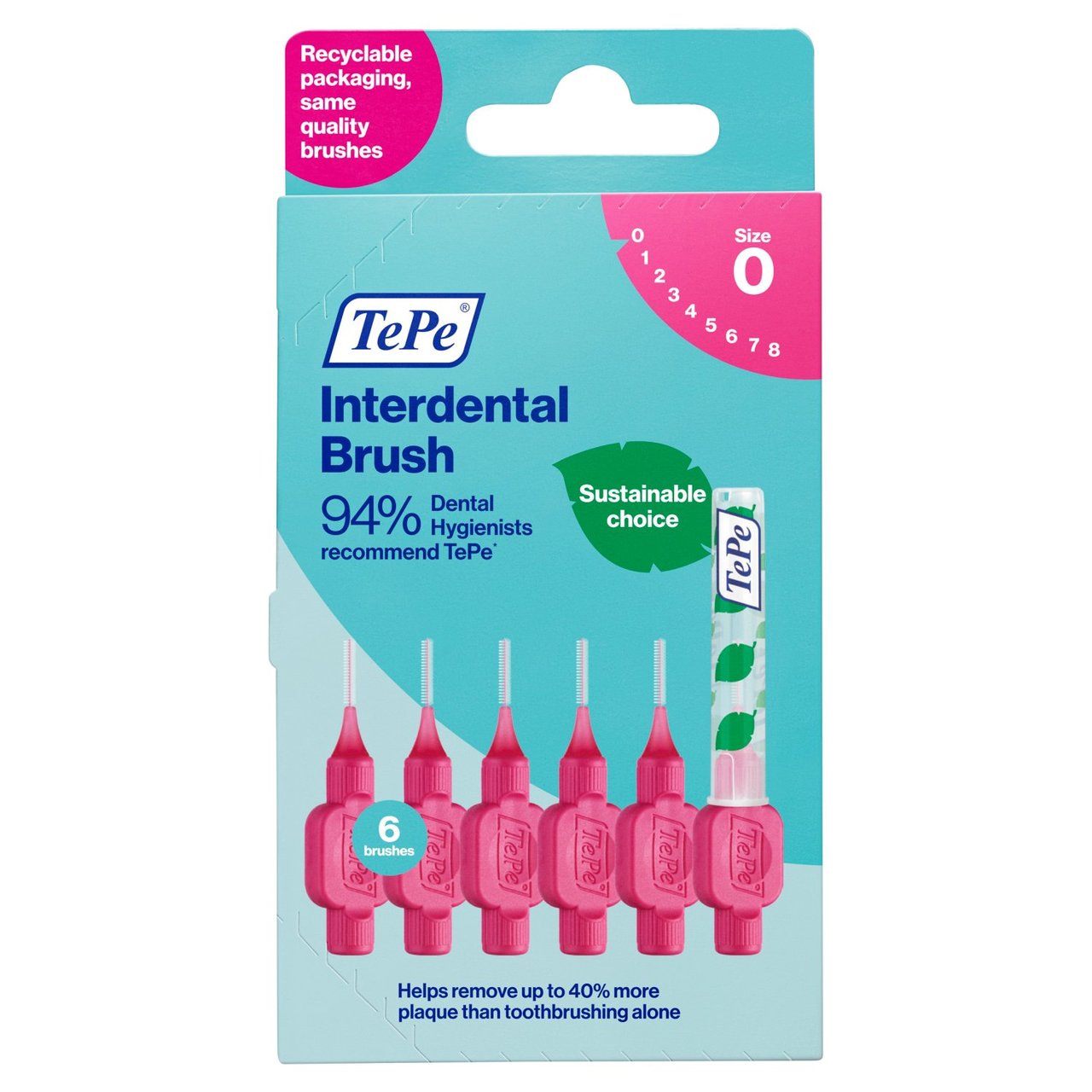 Tepe - Interdental Brush Size 0 Pink - Medaid