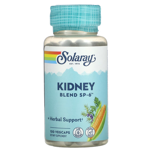 Solaray, Kidney Blend SP-6, 100 VegCaps - Medaid