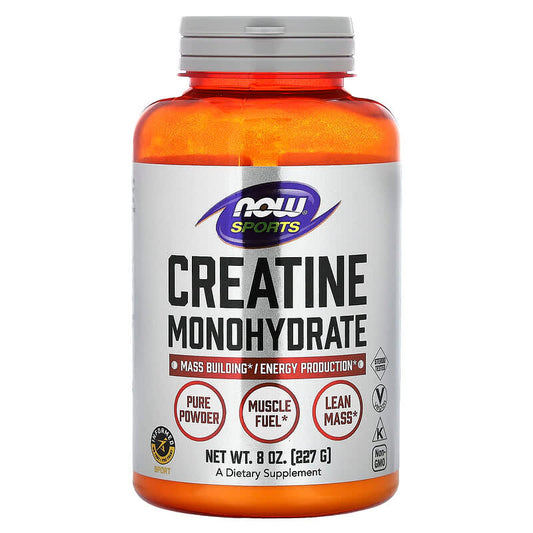NOW Foods, Sports, Creatine Monohydrate, 8 oz (227 g) - Medaid