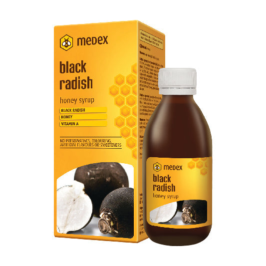 Medex Black Radish Honey Syrup 190ML - Medaid