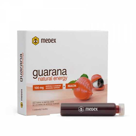 Medex Guarana Natural Energy bottles 5X9ML - Medaid