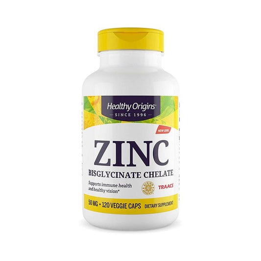 HEALTHY ORIGINS ZINC CHELATE 50MG 120'S - Medaid