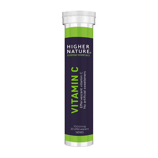 Higher Nature Vitamin C 20 Effervescent tablets - Medaid